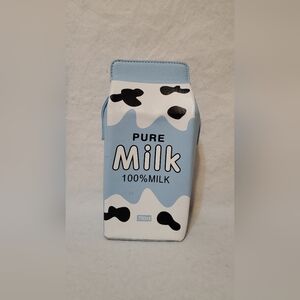 Milk carton purse crossbody